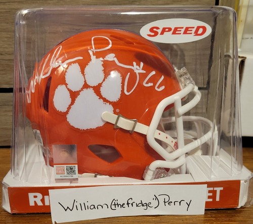 William perry signed speed - signed,