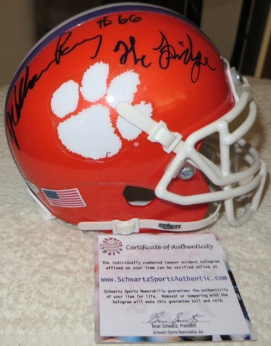 William perry signed clemson - william,